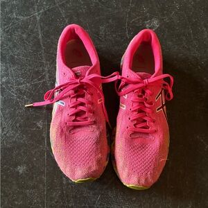 ASICS Hot Pink Women's Athletic Running Shoes